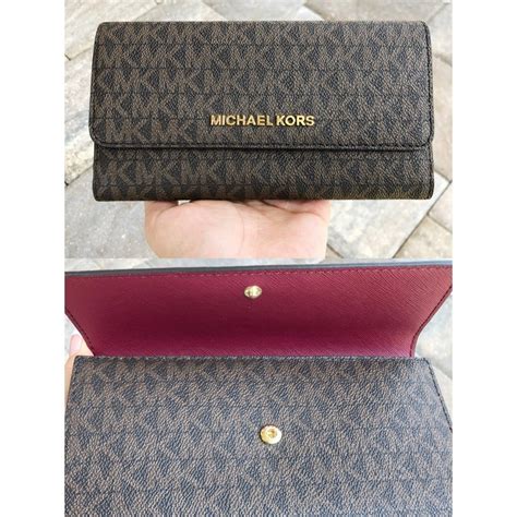 michael kors jet set card wallet|michael kors oversized wallet.